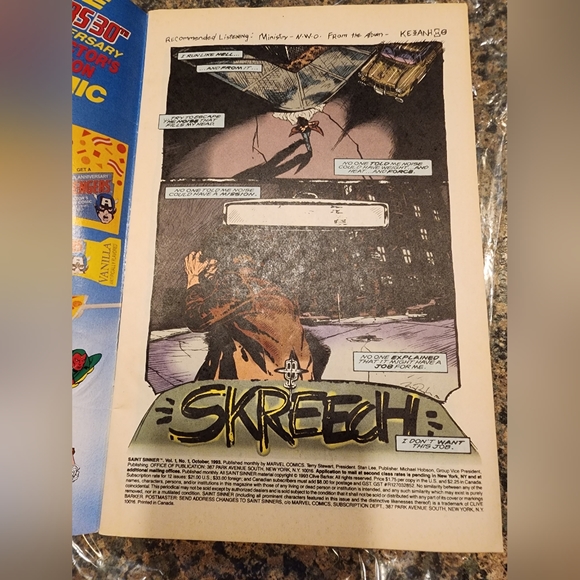 Clive Barker Saint Sinner Comic Book, October 1993 - Picture 4 of 7